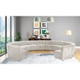 thumbnail image 2 of Meridian Furniture Sectionnel Modulaire 13 Pcs en Velours Crème Limitless, 2 of 7