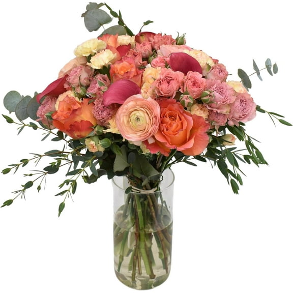 Arabella Bouquets Rose with Vase
