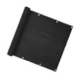 thumbnail image 2 of Dalazy Écran de Confidentialité pour Clôture Commerciale Coupe-Vent Refroidissement pour Balcon Patio Piscine Noir, 2 of 8