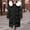 Navy, variant on Childrens Winter Jacket for Girls Thickened Down Filled Windproof Warm Hooded Mid Length Parka with Large Collar Comfortable Everyday Casual Wear(White,8-9 Years)