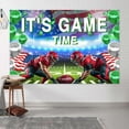 thumbnail image 2 of Football Backdrop for Photography, It's Game Time American Rugby Background for Football Lovers, Football Sports Theme Birthday Baby Shower Party Decorations Photo Studio Props 7x5ft, 2 of 6