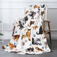 thumbnail image 5 of Cat Throw Blanket Christmas Gift for Kids Animal Lover Beding Blanket Warm Soft for Girls and Boys Thanksgiving Day Gift Sofa Chair 50x60 Inch, 5 of 5