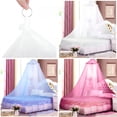 thumbnail image 5 of EXLEAF 2026 New Mosquito Net Bed Canopy for Girls,King Canopy Bed Curtains Queen Size From Ceiling,Dome Mosquito Netting Bed Tent Twin Canopy Bed Decor for Crib,Kid Bed and Adult Beds, 5 of 7