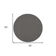 thumbnail image 3 of 6 ft. Dark Red Power Loom Round Area Rug - Dark Red - 6 ft., 3 of 9