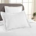 thumbnail image 5 of Superior Geometric Fret Cotton Decorative Bedspread and Sham Set, Twin, White, 5 of 9