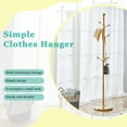 thumbnail image 5 of Modern Coat Rack,Stainless Steel Coat Rack,72 Inch Multifunctional Clothing Display Stand With Detachable Bracket,Gold, 5 of 7