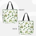 thumbnail image 4 of Sigee St Patrick's Day3 Print Large Capacity Zippered Tote Bag - Durable, Stylish and Versatile for Everyday Use, 4 of 9