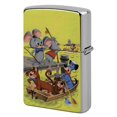 thumbnail image 1 of Pixie, Dixie y el señor Jinks-theme Copper Metal Lighter Shell, Premium Replacement Refillable Lighter Case with Durable Metal Construction, Compatible with Zippo and Most Standard Lighter Models, 1 of 6
