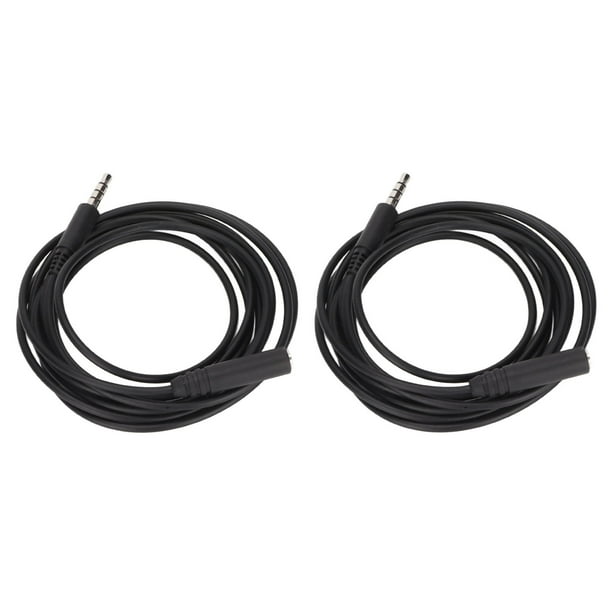 Loewten 2Pcs Headphone Extension Cord 3.5mm AUX Male To Female Earphone