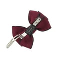 thumbnail image 4 of Unique Bargains 1 Pc Elegant Bow Hair Clips for Home Wine Red, 4 of 5