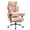 Pink, variant on COMHOMA Big and Tall Office Chair 400LBS Wide Ergonomic Gaming Chair with Deluxe Embossing Leather with Foot Rest 150°Reclining Adjustable Armrests Pocket Spring Back Support and Without Pillow