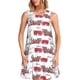 thumbnail image 1 of Disketp Retro Train para Vestido sin Mangas para Mujeres, Vestidos de Verano para Mujeres, Casual y Holgado para la Playa, 1 of 7