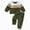 H554-Green, variant on TOWED22 Toddler Baby Boy Clothes 2Pcs Patchwork Pullover Pants Set Long Sleeve Sweater Sweatsuit Cute Fall Winter Outfits,Blue,3-6 M