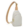 thumbnail image 1 of Bolso bandolera INICAT de piel, bolso de pecho, blanco, 1 of 7