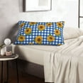 thumbnail image 5 of Plush Throw Pillow Covers, Sunflowers Square Pillow Cases with Invisible Zipper, Breathable Microfiber Pillow Cases Standard Size for Sleeping Bedroom Sofa Living Room 20x30, 5 of 5