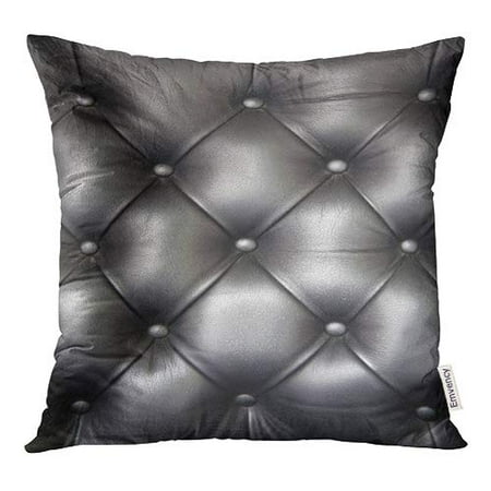 Pillow Upholstery ECCOT Red Boutique Black Upholstery Pattern Chair Furniture Pillow Case Pillow Cover 16x16 inch ()