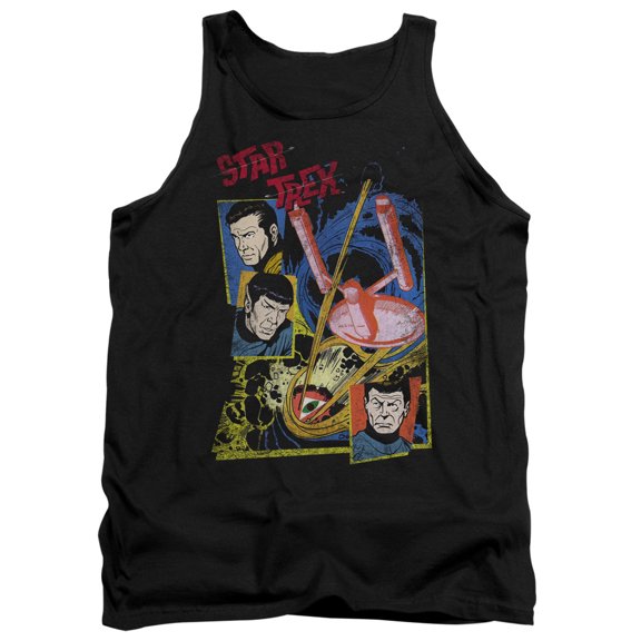 Star Trek Eye Of The Storm Adult Tank Top Black
