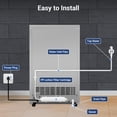 Commercial Ice Maker Machine, 165Lbs/24H, 45Lbs Storage, Stainless ...