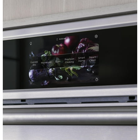 Monogram - 30" Built-In Single Electric Convection Wall Oven with Advantium Speedcook Technology - Stainless Steel
