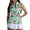 Floral Hawaiian, variant on Garronmavis Golf Shirt Women Casual Shirts Sleeveless Zip Collar Shirts Workout Tennis Tops Work Athletic Tops Womens Floral Golf Shirt, Hippie Florals, Size L