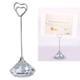 thumbnail image 1 of Table Number Holder, Name Card Holder Sturdy Durable Bright Color Premium Metal  For Party For Home For Office, 1 of 8