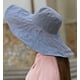 thumbnail image 2 of Sombrero de sol para mujer, plegable, reversible, con protección solar UV, ala ancha, gorra de playa de verano MFZFUKR WMZL-1353-1, 2 of 3