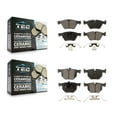 thumbnail image 1 of TEC Front Rear Ceramic Brake Pads Kit for Car BMW 330i 330xi 335xi KTC-100040, 1 of 10