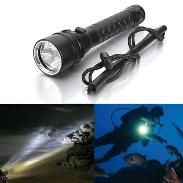 20000Lm XM-L T6 LED Scuba Diving Flashlight Torch Battery lamp Waterproof 100m 