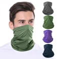 thumbnail image 2 of Silk Scarf Unisex Scarf Outdoor Sports Bicycle Headband Bike Cycling Neck Tube Warmer Riding Bandanas Face Mask (3 Blue), 2 of 7