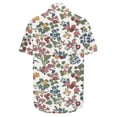 thumbnail image 6 of XFLWAM Womens Casual Short Sleeve Button Down Shirts Summer Cotton Solid Color Top Blouses with Pockets Multicolor XXL, 6 of 6