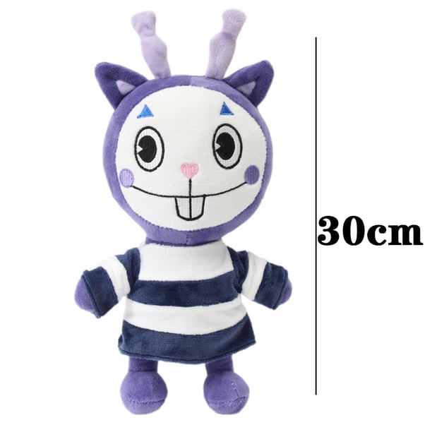 20-28cm Happy Tree Friends muñeco de peluche de dibujos animados Anime juguetes de peluche Flakey Flippy almohada suave decoración de la habitación muñeca regalo para niños niñas