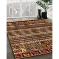 thumbnail image 2 of Ahgly Company Indoor Square Abstract Maroon Red Abstract Area Rugs, 3' Square, 2 of 6