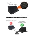 thumbnail image 3 of 4 Pcs Sound-Absorbing Foam Board,Bass Trap Wedge-Shape Brick,Sound-Absorbing Foam Sound Insulation T, 3 of 5