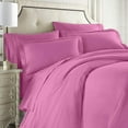 thumbnail image 1 of Nestl Bedding 7-Piece Queen Duvet Cover and Bed Sheet Set - Includes Duvet Cover, Flat Sheet, Fitted Sheets, 2 Pillowcases and 2 Pillow Shams - Complete Luxury Soft Microfiber Bedding Set, Light Pink, 1 of 6