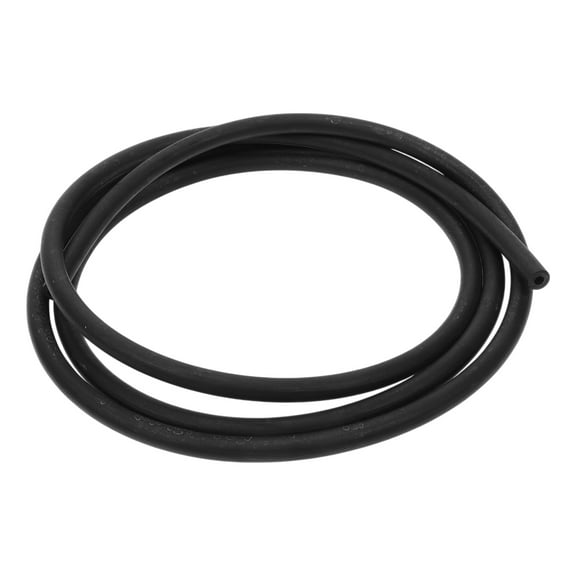 Unique Bargains 1 Pcs Fuel Line Hose Vacuum Hose Automotive Fuel Hose 8ft  3/16"ID 3/7"OD Black NPR Rubber