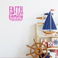 thumbnail image 1 of VWAQ Faith, Family, Freedom Wall Decal Inspirational Family Home Decor Quote, 1 of 1