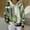 516_Green, variant on Winter Plus Size Fall Sweaters for Women Sweatshirts For Women Casual Retro Contrast Print Texture Hoodie Shirt Funny Hoodies Pink M