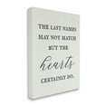 thumbnail image 3 of Stupell Industries Names Won't Match But Hearts Will Love Phrase,36 x 48, Design by Daphne Polselli, 3 of 7