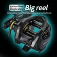 thumbnail image 5 of DEUKIO Baitcasting Reel 16KG Drag 6+1 Bearing 6.3:1 Gear Ratio Drag Clicker Lengther Single Power Handle Fishing Reel Baitcaster, 5 of 23