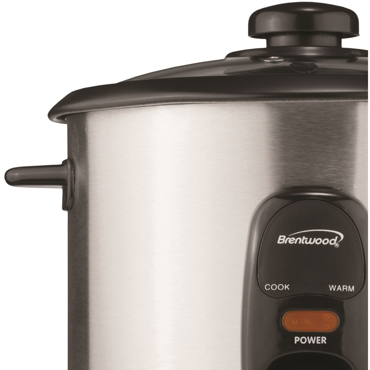 Brentwood New 5-Cup Uncooked/10-Cup Cooked Rice Cooker, Stainless Steel