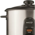 thumbnail image 2 of Brentwood New 5-Cup Uncooked/10-Cup Cooked Rice Cooker, Stainless Steel, 2 of 7