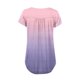 thumbnail image 5 of Mujeres de Verano Tops de Manga Corta Impresa Casual Cuello Redondo Plisado Superior 95% Poliéster 5% Spandex, Blusa de Moda para Todas las Estaciones, 5 of 6