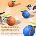 thumbnail image 4 of Juguete interactivo para gatos WJQYFJJS Speedy 2025 con 2 velocidades (azul+naranja), 4 of 7