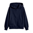 thumbnail image 5 of Enjoytime Full Zip Up Hoodie Women Drawstring Long Sleeve Hooded Jacket Fall Winter Fashion Casual Sweatshirt with Pockets, 5 of 8