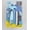 Blue, variant on Professional Pet Grooming Comb, Anti-Static Hair Removal Brush for Dogs & Cats, Smooth Deshedding without Pulling