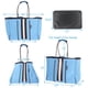 thumbnail image 4 of Bolsa QOGiR multipropósito para gimnasio y playa, ligera, grande, azul celeste, 4 of 9