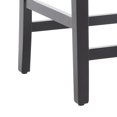 thumbnail image 6 of Set of 2 Dining Chair Gray Button Tufting Fabric Upholstered Counter Stools for Dining Room/Kitchen, 6 of 9