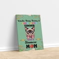 thumbnail image 3 of Kinda Busy Being Kindergarten Teacher and Siamese Mom Vertical Matte Canvas Poster Cat Lover Kitten Owner Gifts Wall Art Home Decor - 02005, 3 of 5
