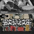 thumbnail image 6 of Car Trunk Organizer,Large Capacity Backseat Trunk Organizer(42"*18"),Collapsible Car Storage Bag with 8 Pocekt,SUV/MPV/Truck - Cow print, 6 of 14