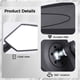 thumbnail image 4 of Paquete de 2 Espejos para Bicicleta, Espejo Retrovisor Universal Ajustable de 360°, Espejos para Bicicletas de Gran Angular, para Bicicletas de Montaña y de Carreras, 4 of 8